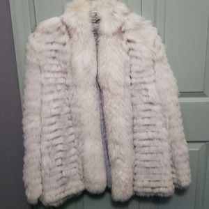 Fox fur coat